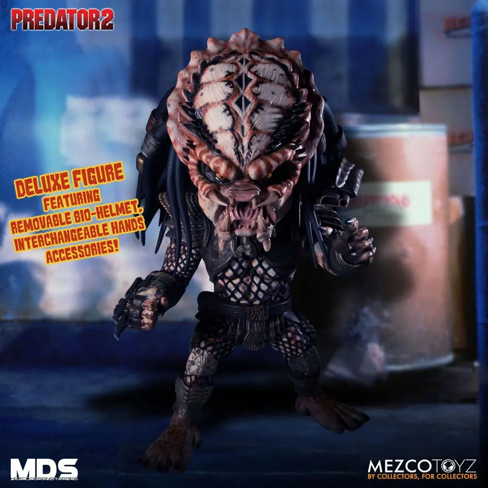 Predator 2 Mezco Designer Series Action Figure Deluxe City Hunter 15 cm termékfotó