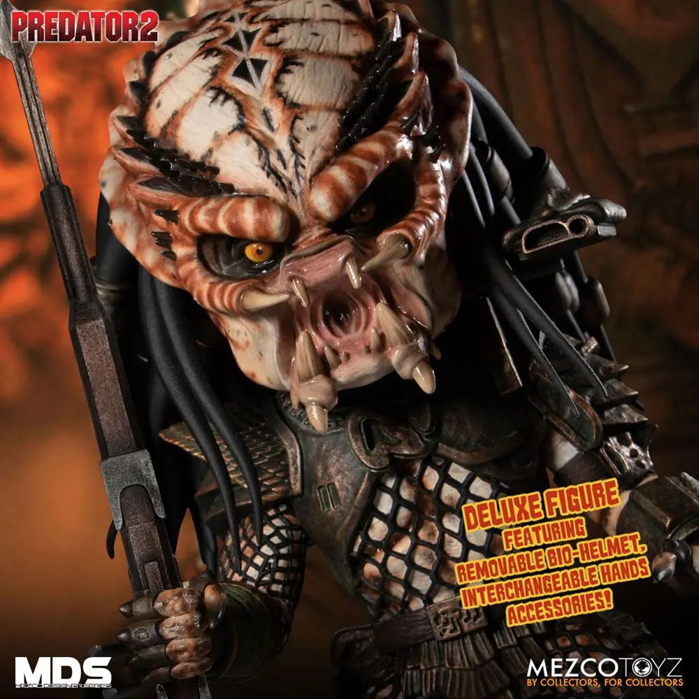 Predator 2 Mezco Designer Series Action Figure Deluxe City Hunter 15 cm termékfotó