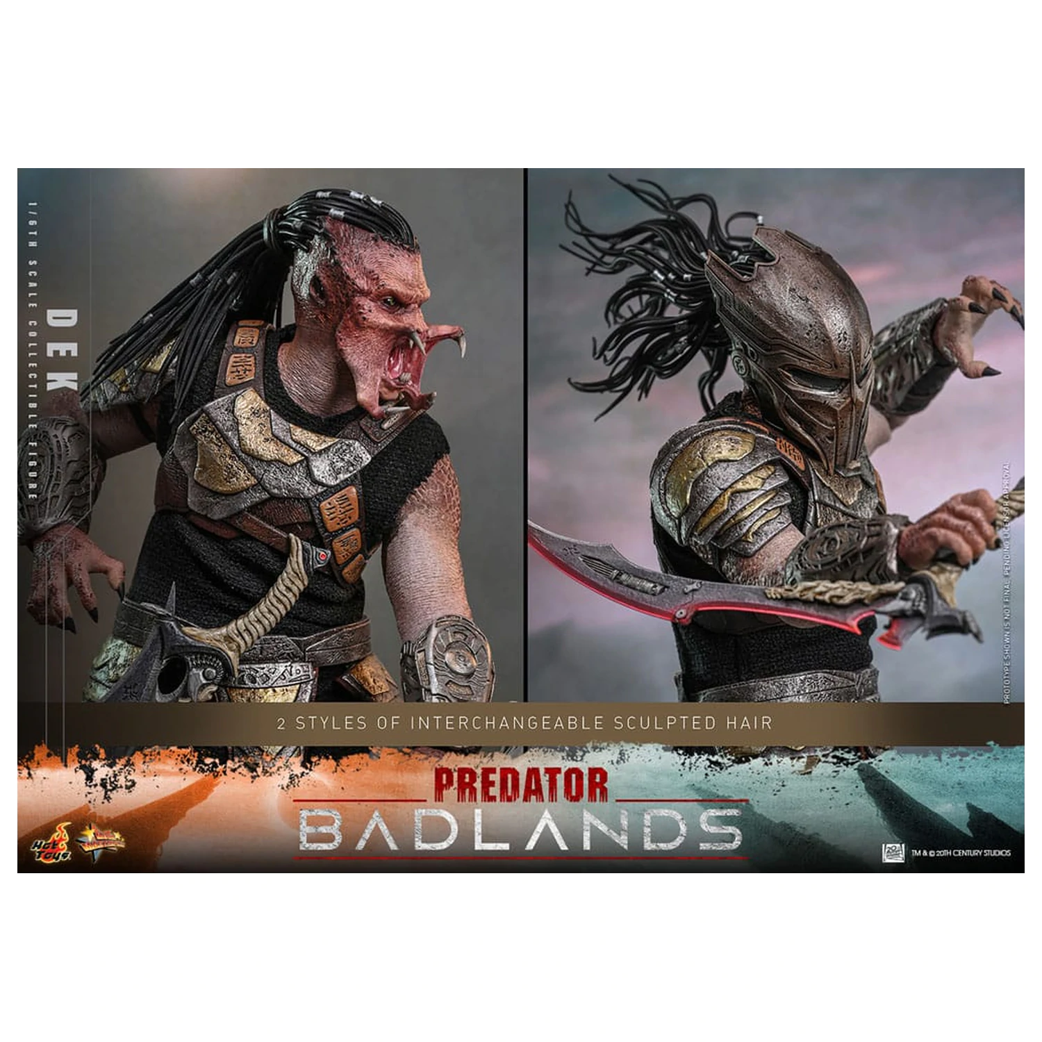 Predator: Badlands Movie Masterpiece Action Figure 1/6 Dek 30 cm product photo