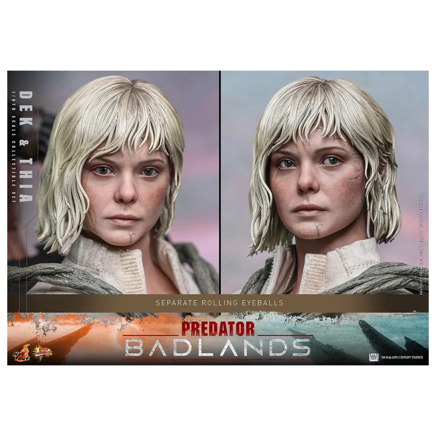 Predator: Badlands Movie Masterpiece Action Figure 1/6 Dek & Thia 30 cm product photo