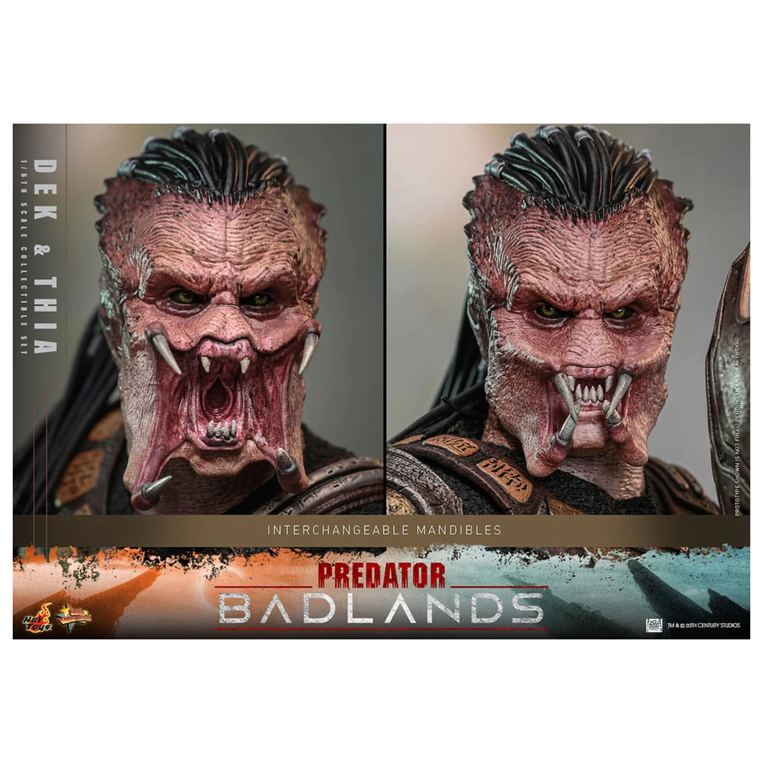 Predator: Badlands Movie Masterpiece Action Figure 1/6 Dek & Thia 30 cm product photo