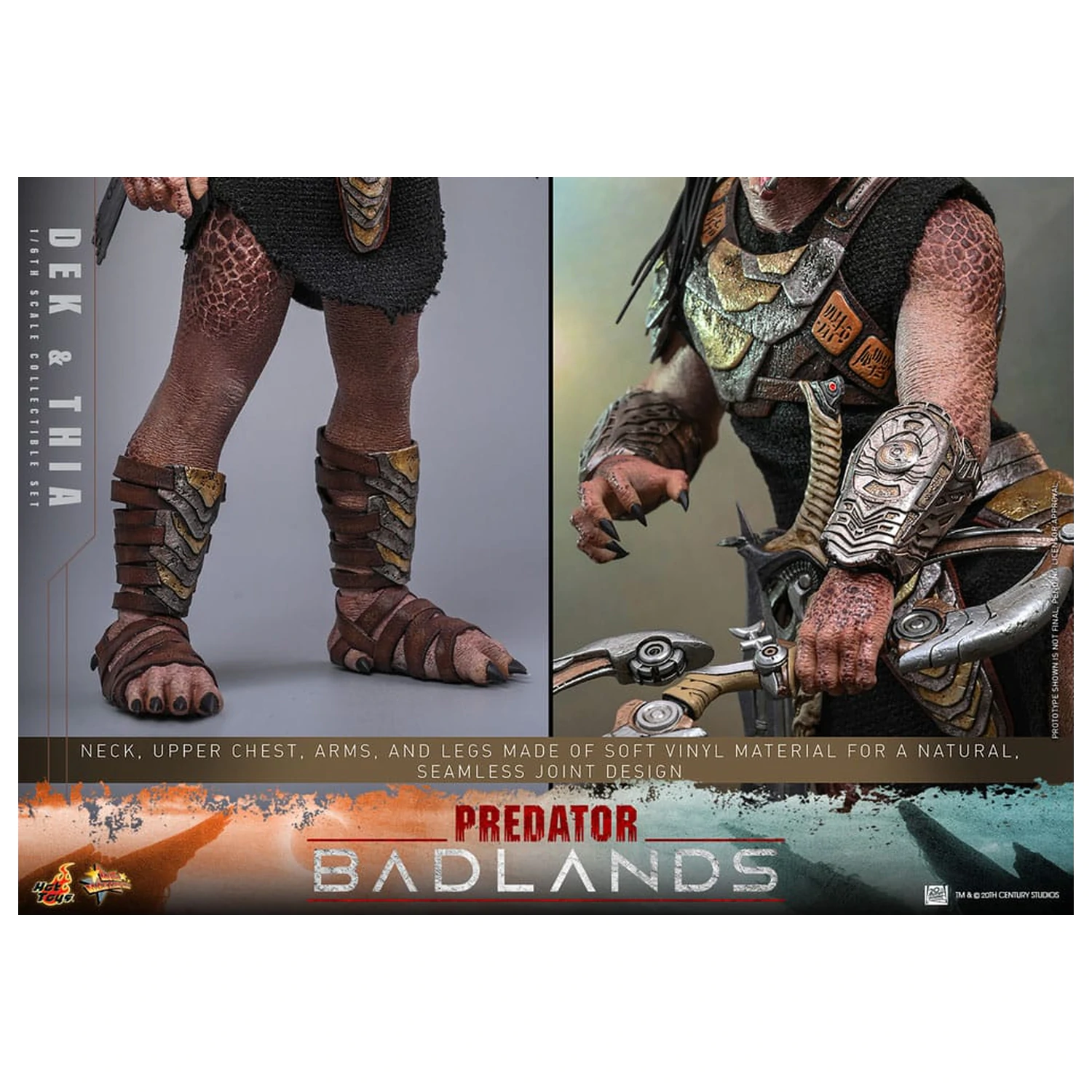 Predator: Badlands Movie Masterpiece Action Figure 1/6 Dek & Thia 30 cm product photo