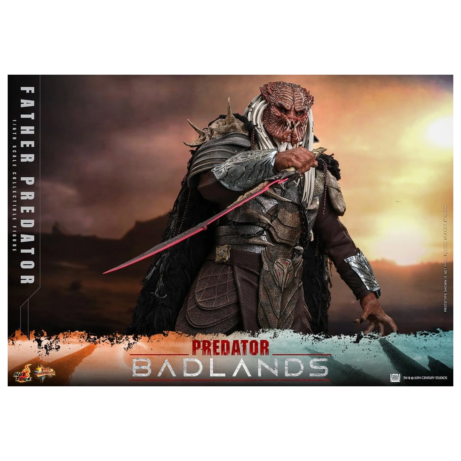 Predator: Badlands Movie Masterpiece Action Figure 1/6 Njohrr 36 cm product photo