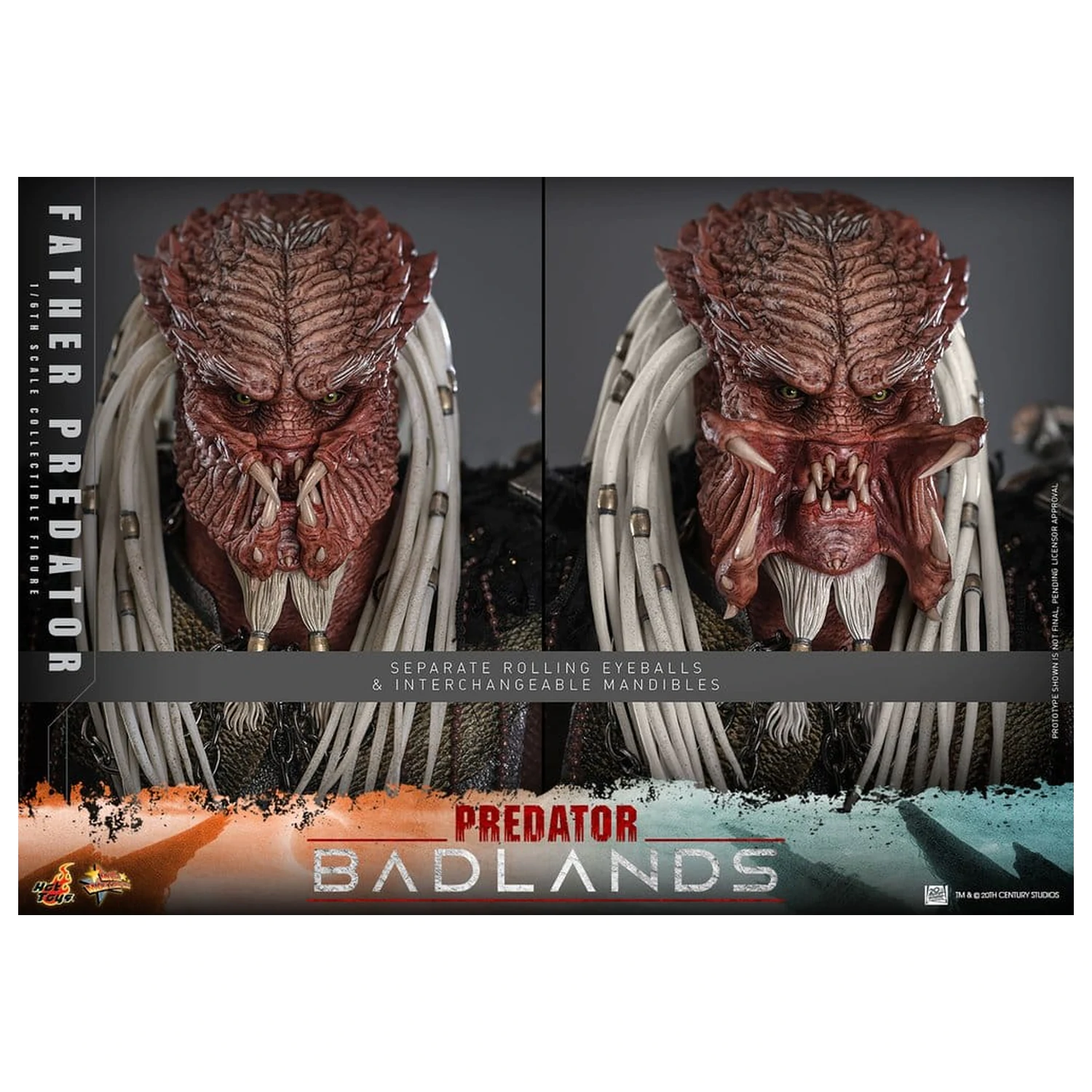 Predator: Badlands Movie Masterpiece Action Figure 1/6 Njohrr 36 cm product photo