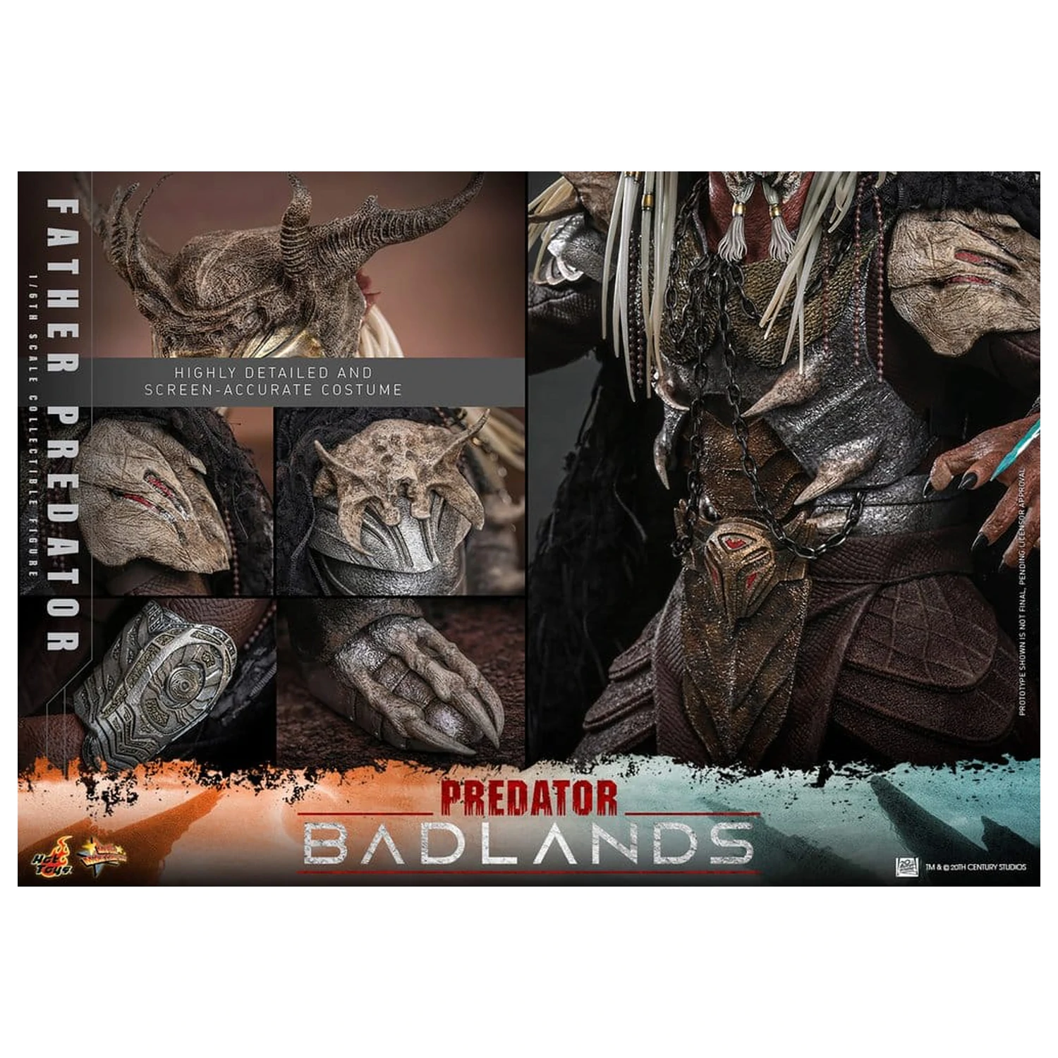 Predator: Badlands Movie Masterpiece Action Figure 1/6 Njohrr 36 cm product photo