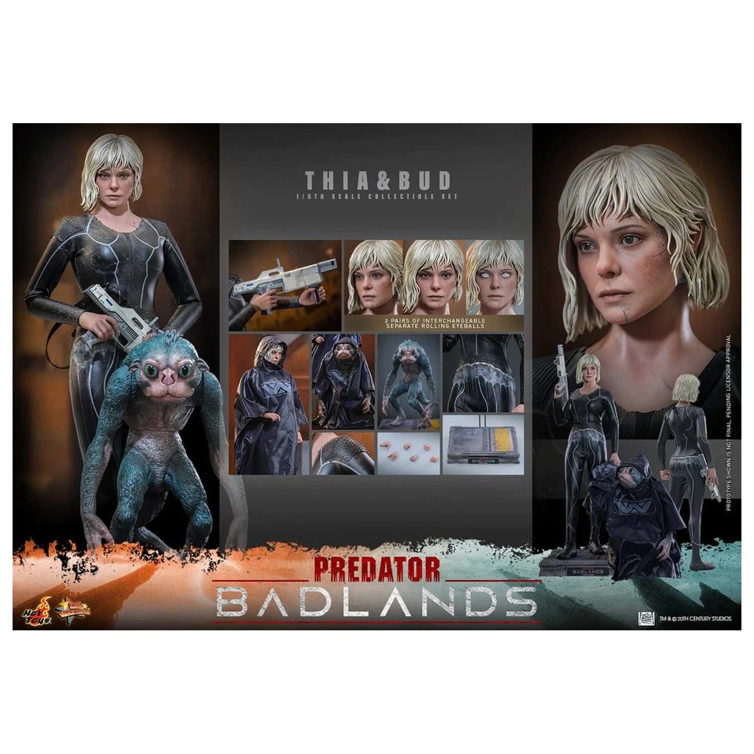 Predator Sixth Scale Figure Set Thia and Bud 29 cm product photo
