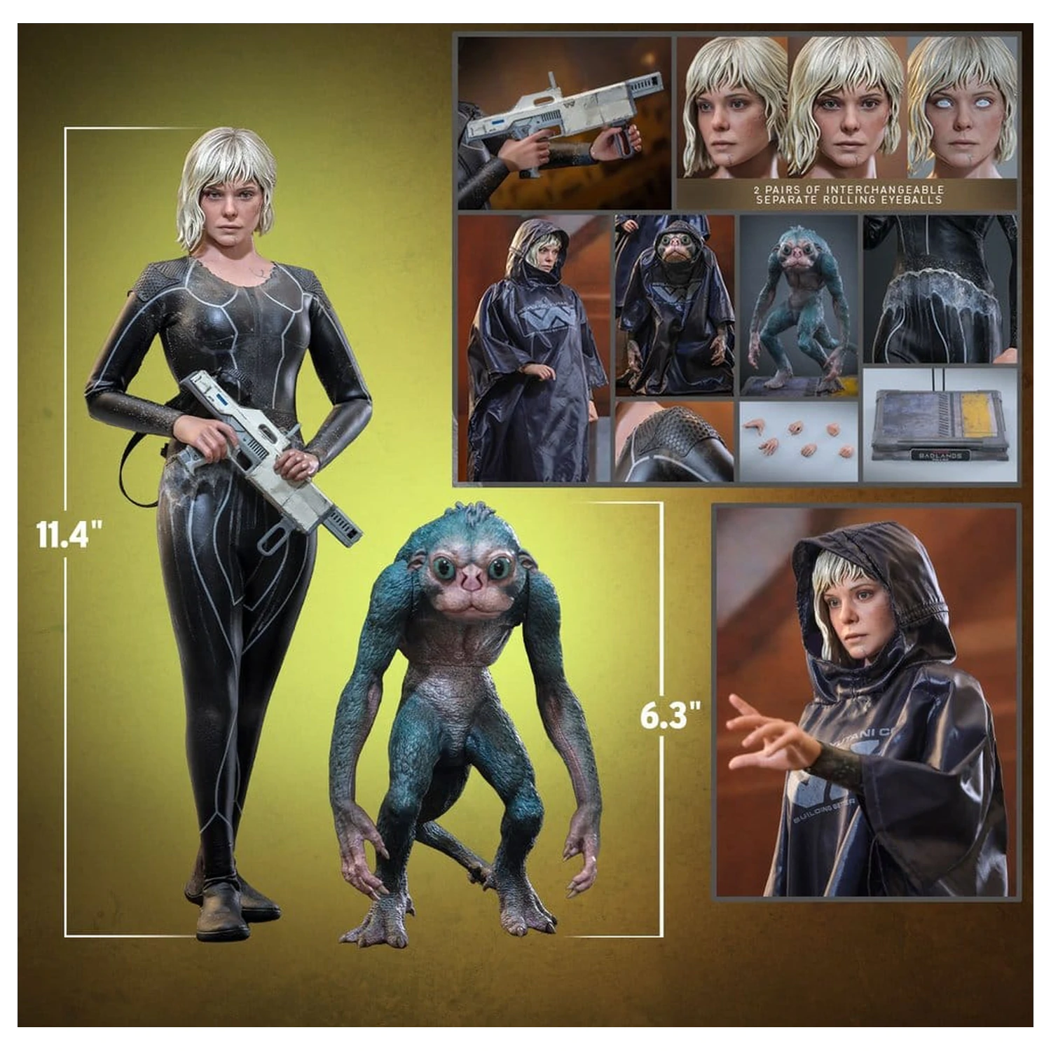 Predator Sixth Scale Figure Set Thia and Bud 29 cm product photo