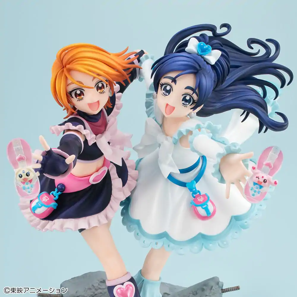 Pretty Cure PVC Statue Cure Black & Cure White 22 cm termékfotó