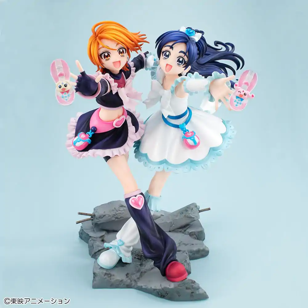 Pretty Cure PVC Statue Cure Black & Cure White 22 cm termékfotó