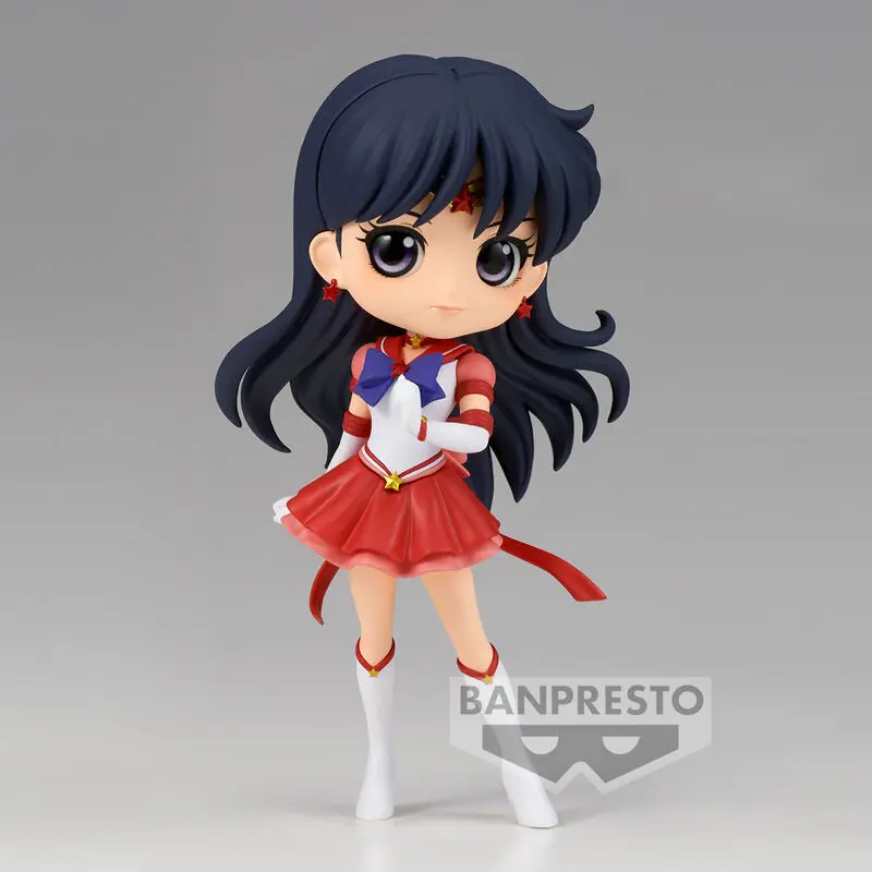 Pretty Guardian Sailor Moon Cosmos The Movie Q Posket PVC Statue Eternal Sailor Mars (Ver. B) 14 cm product photo