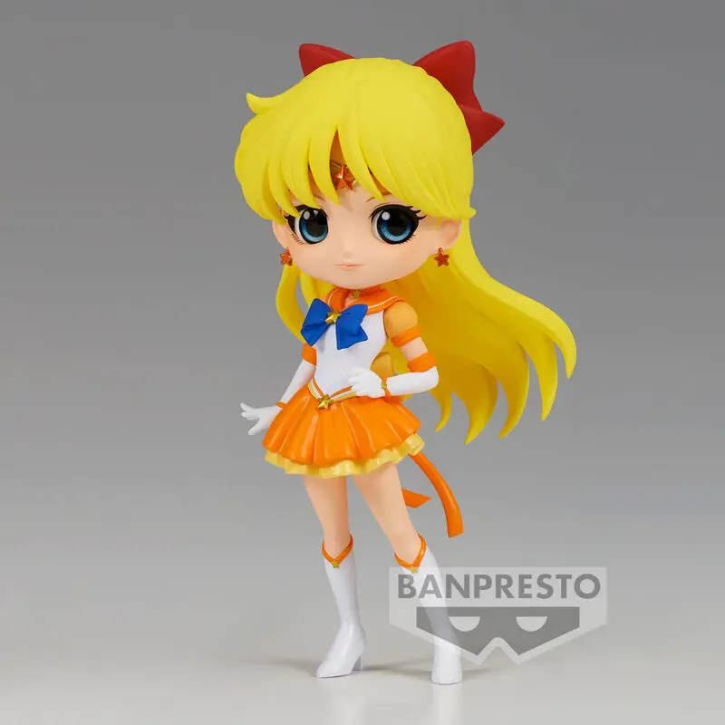Pretty Guardian Sailor Moon Cosmos The Movie Q Posket PVC Statue Eternal Sailor Venus (Ver. B) 14 cm product photo