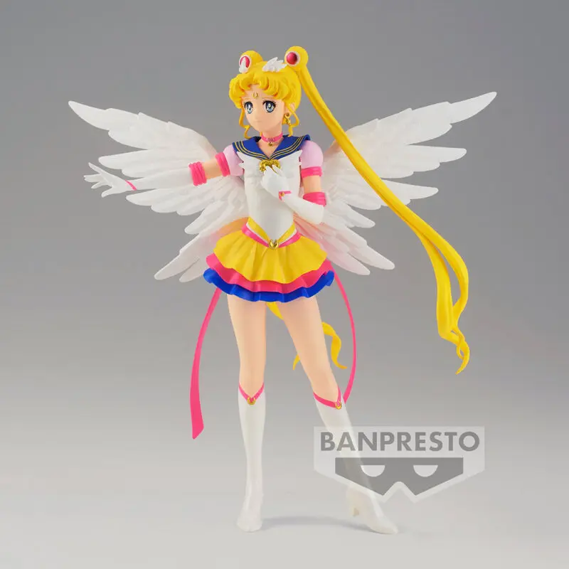 Pretty Guardian Sailor Moon Cosmos The Movie Glitter &amp; Glamours Eternal Sailor Moon figure 23cm product photo