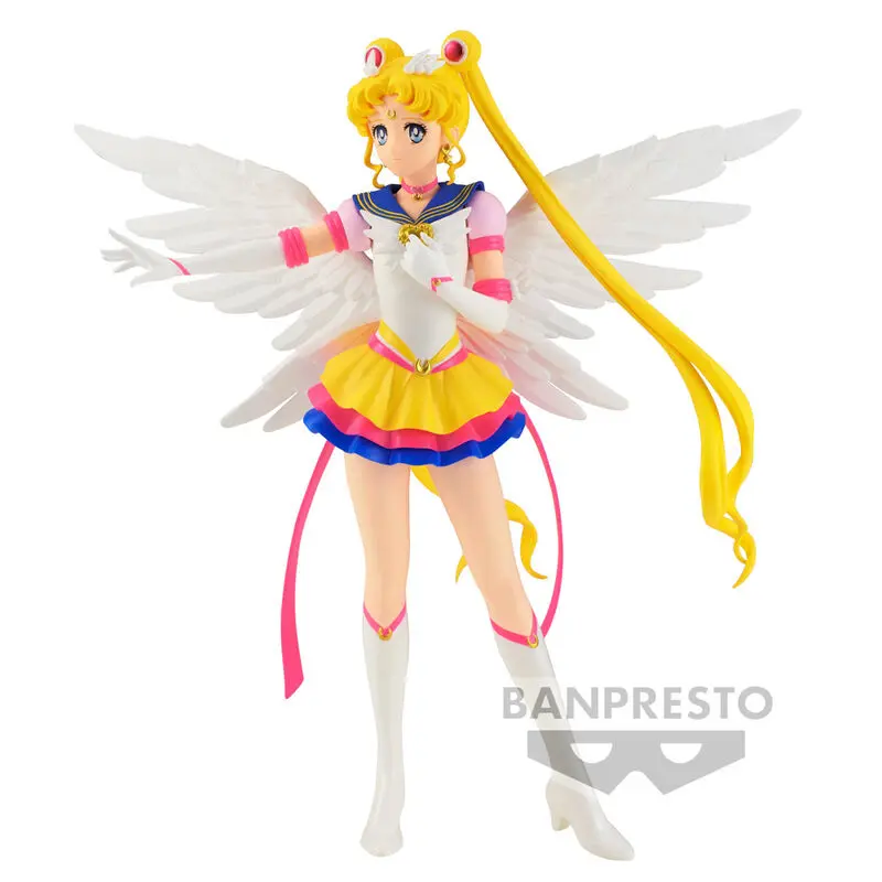Pretty Guardian Sailor Moon Cosmos The Movie Glitter &amp; Glamours Eternal Sailor Moon figure 23cm product photo