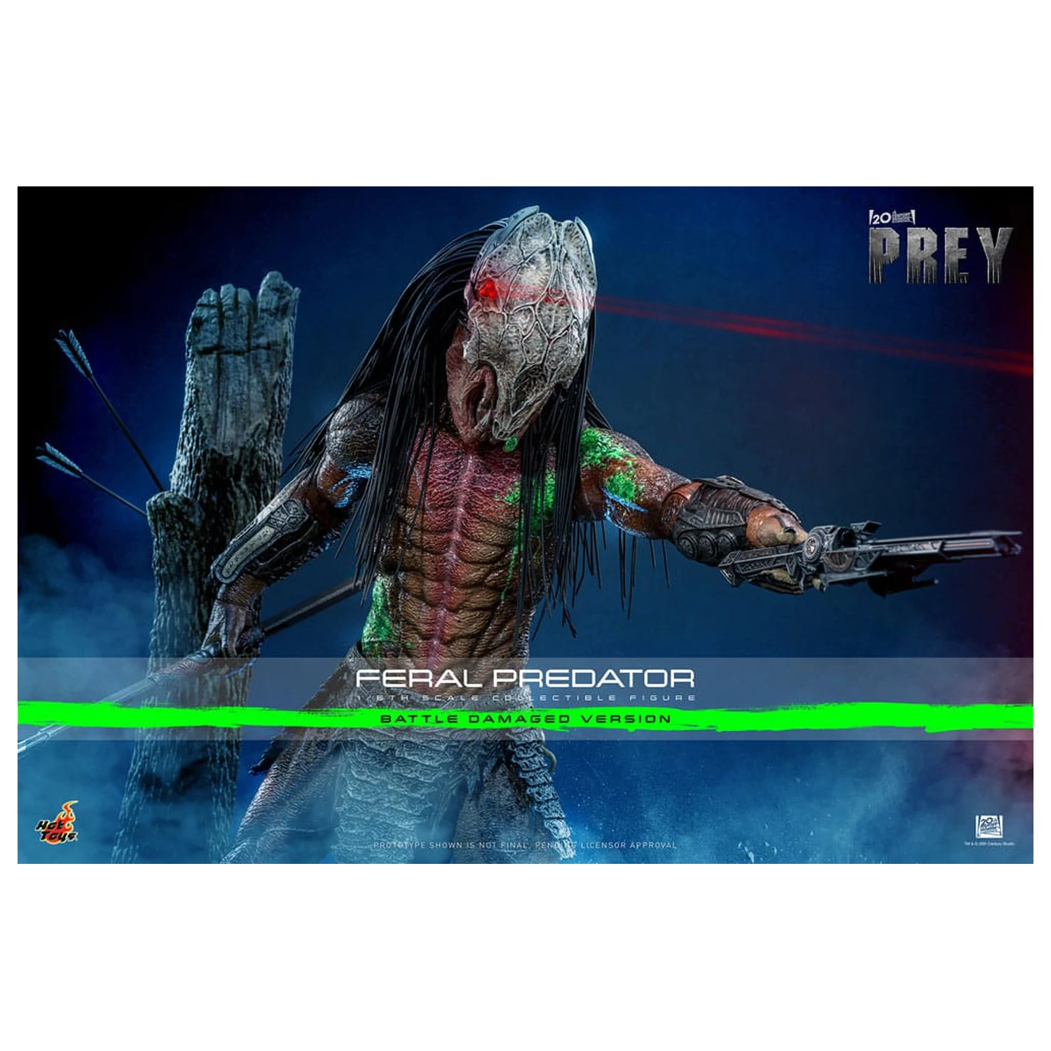 Prey Action Figure 1/6 Feral Predator (Battle Damaged Version) 37 cm product photo
