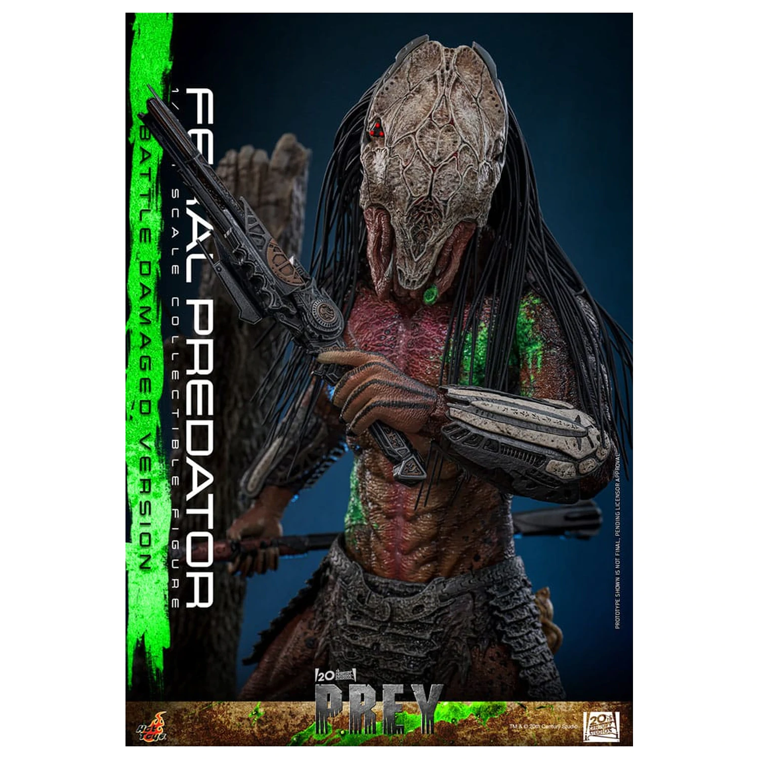 Prey Action Figure 1/6 Feral Predator (Battle Damaged Version) 37 cm product photo