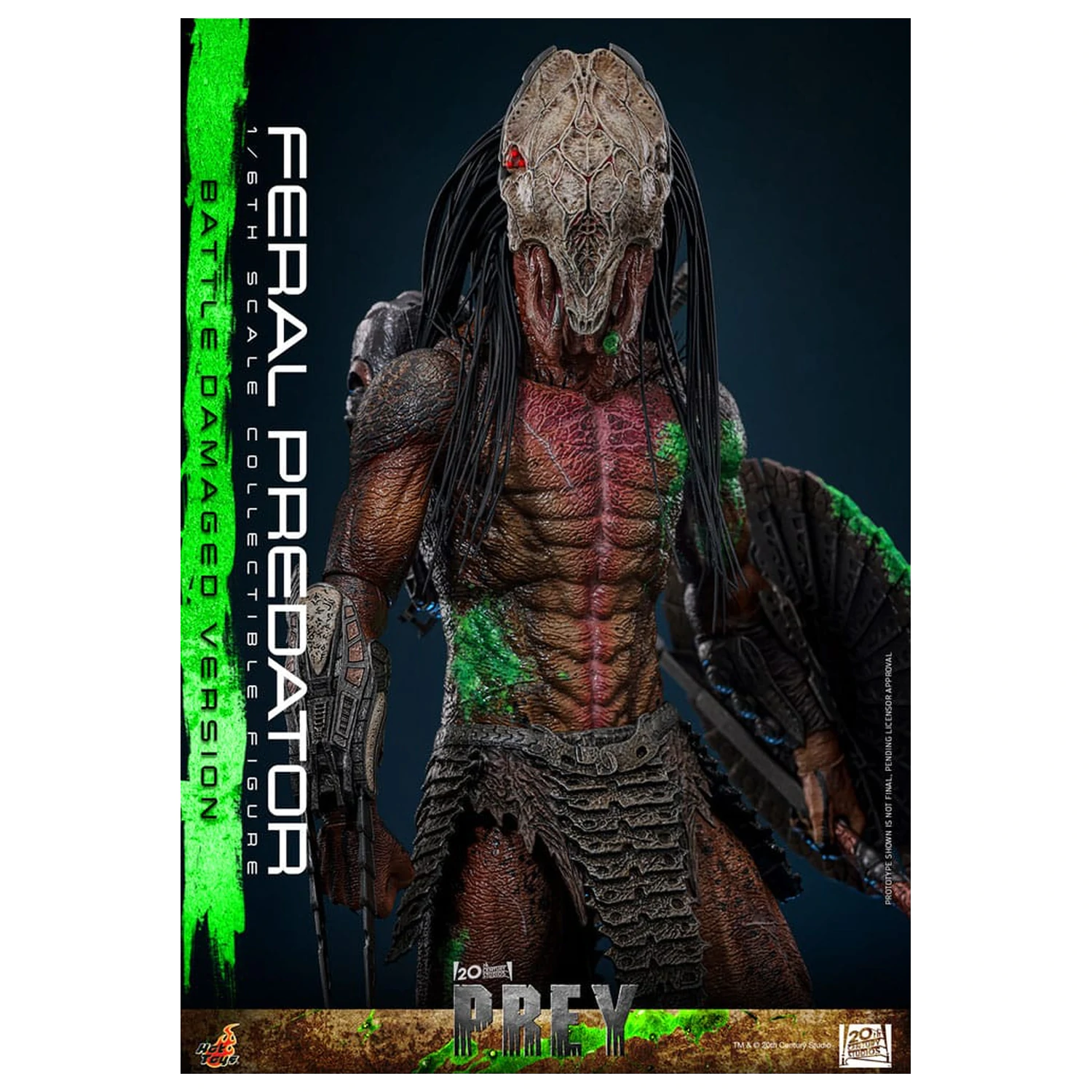 Prey Action Figure 1/6 Feral Predator (Battle Damaged Version) 37 cm product photo