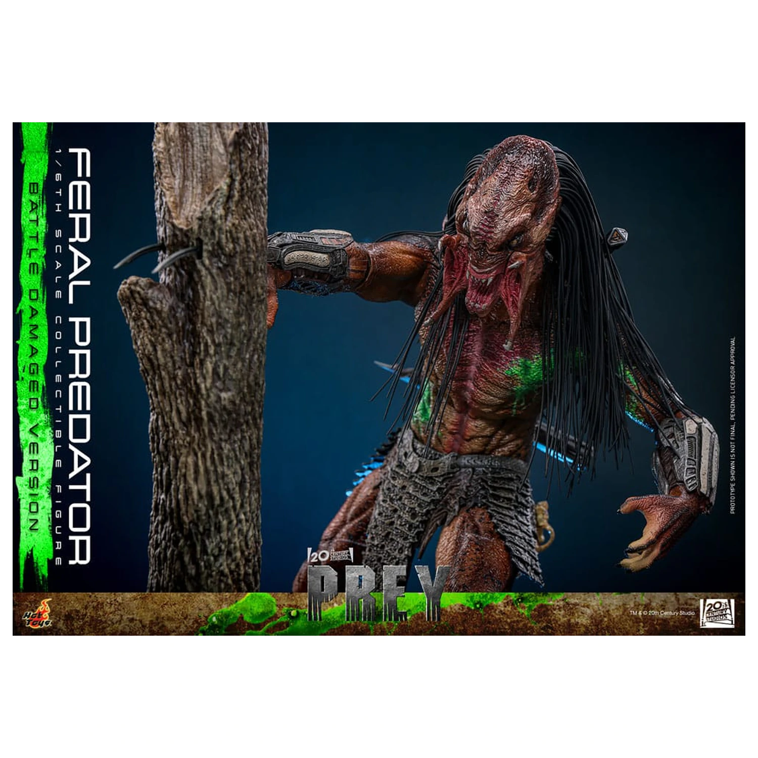 Prey Action Figure 1/6 Feral Predator (Battle Damaged Version) 37 cm product photo