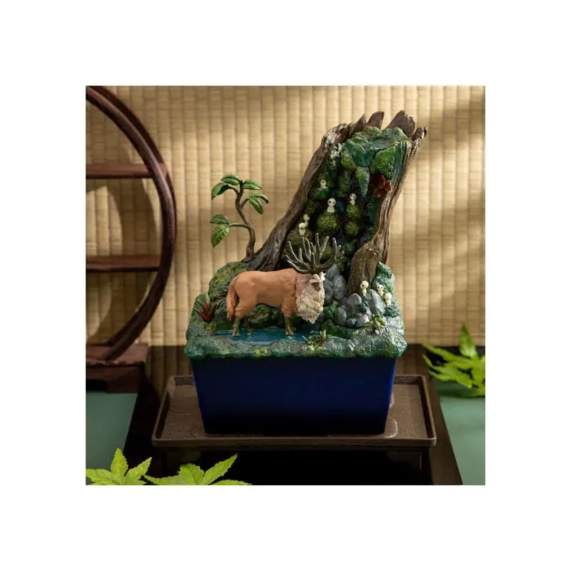 Princess Mononoke Statue Magnet Water Garden Mysterious Forest 24 cm product photo