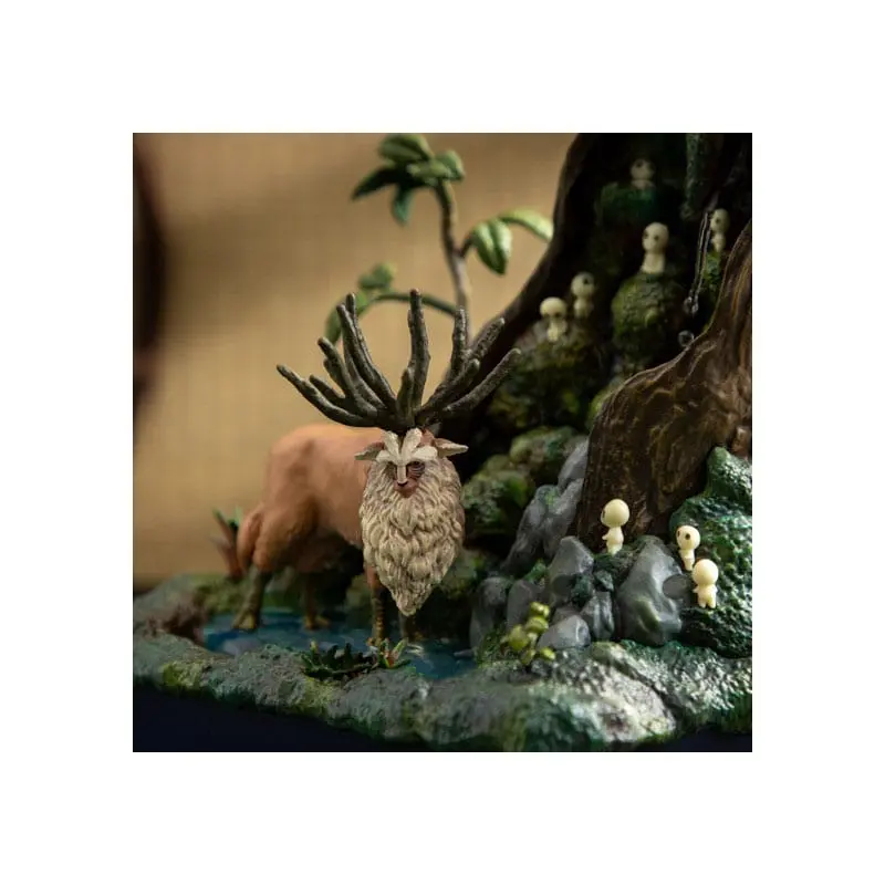 Princess Mononoke Statue Magnet Water Garden Mysterious Forest 24 cm product photo
