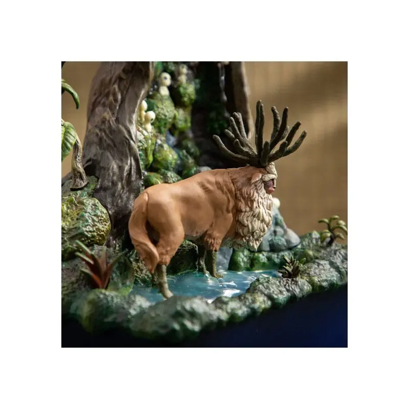 Princess Mononoke Statue Magnet Water Garden Mysterious Forest 24 cm product photo