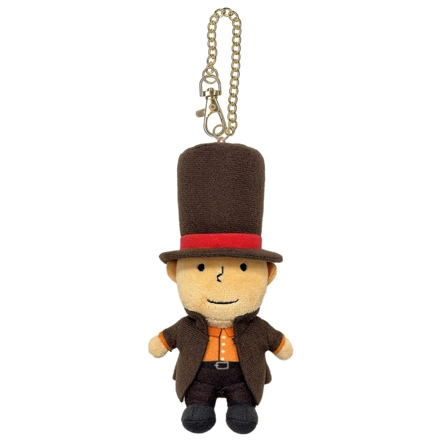 Professor Layton and the New World of Steam Plush Keychain Metal 16 cm product photo