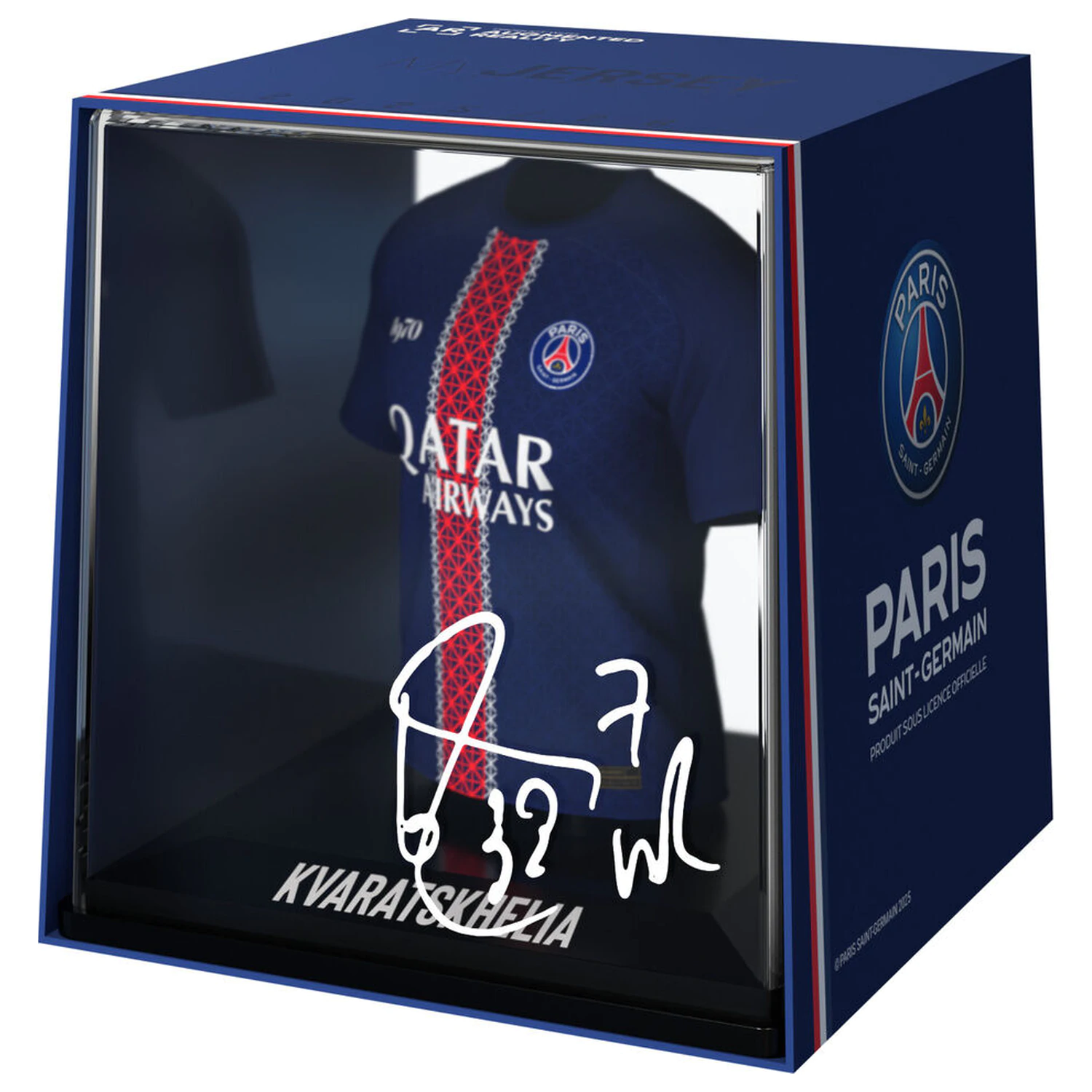 PSG Kvaratskhelia mini t-shirt figure product photo
