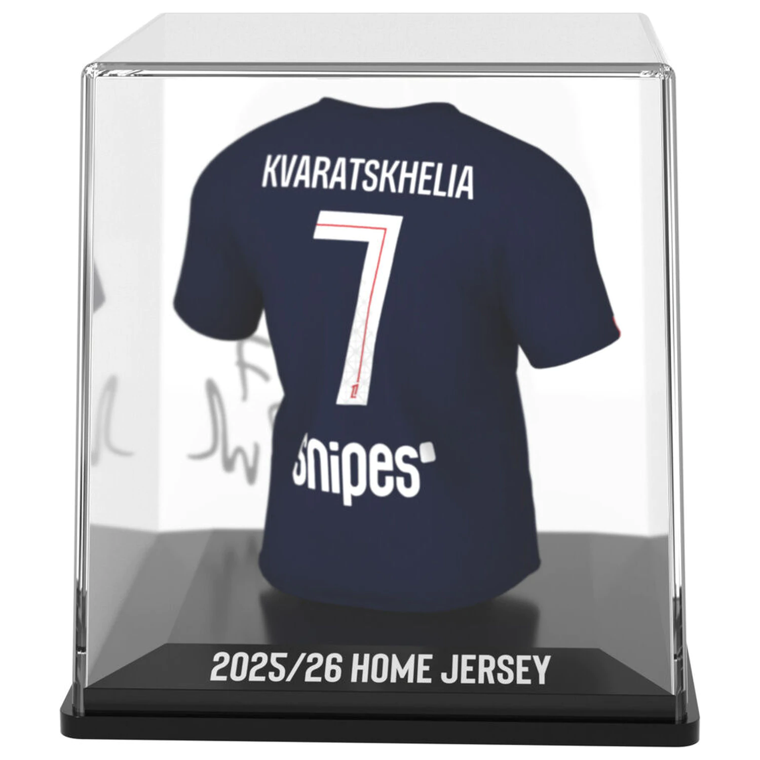 PSG Kvaratskhelia mini t-shirt figure product photo
