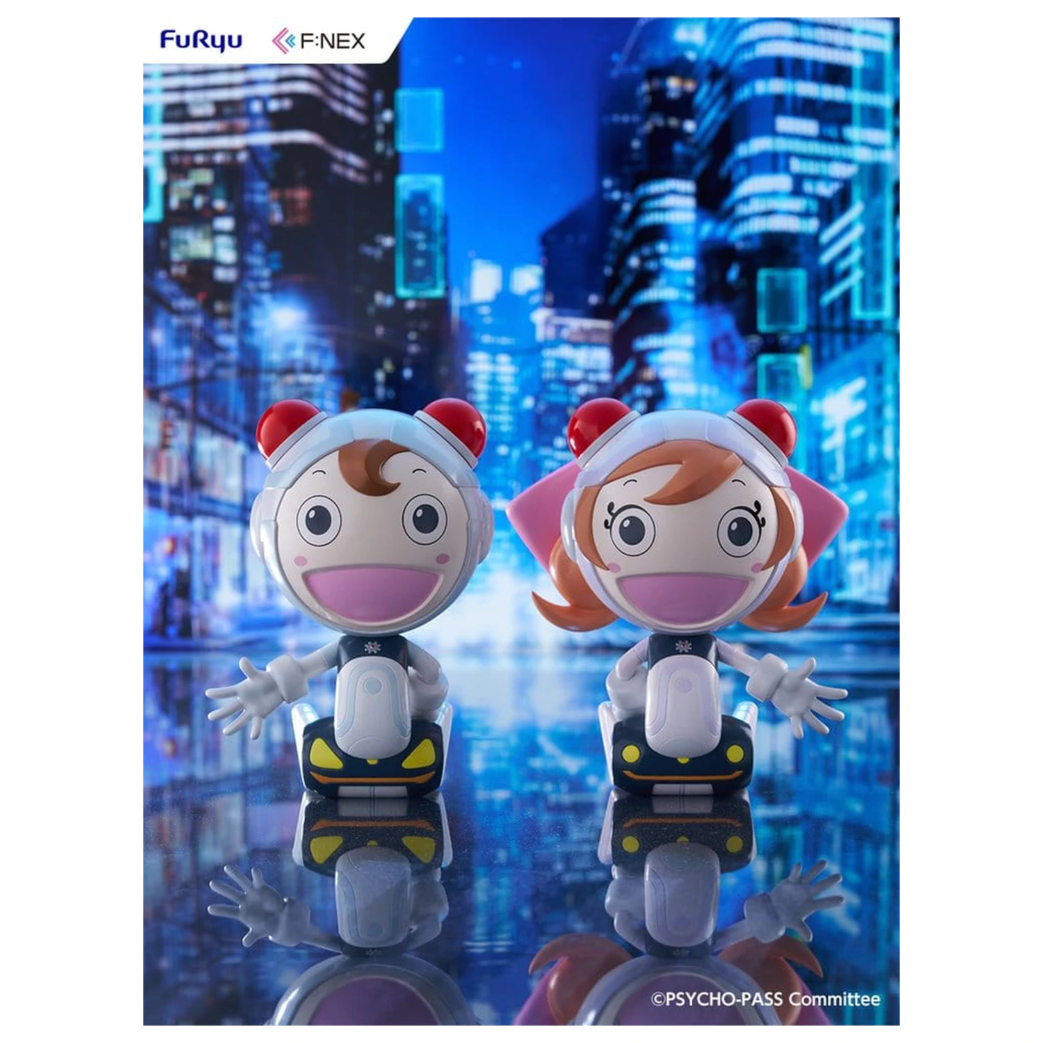Psycho-Pass: Providence F:NEX PVC Figures 2-Pack Komissa Taro & Komissa Hanako 15 cm product photo
