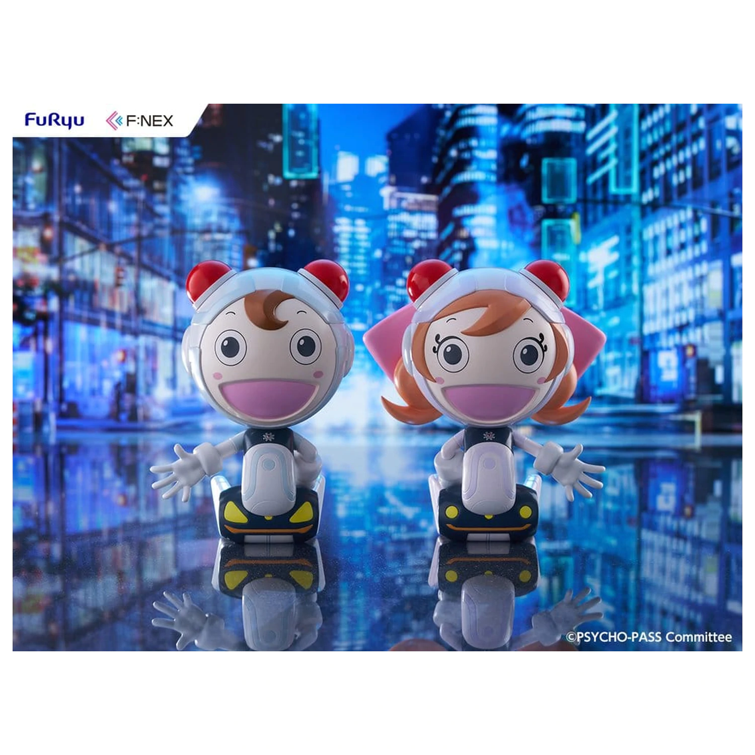 Psycho-Pass: Providence F:NEX PVC Figures 2-Pack Komissa Taro & Komissa Hanako 15 cm product photo