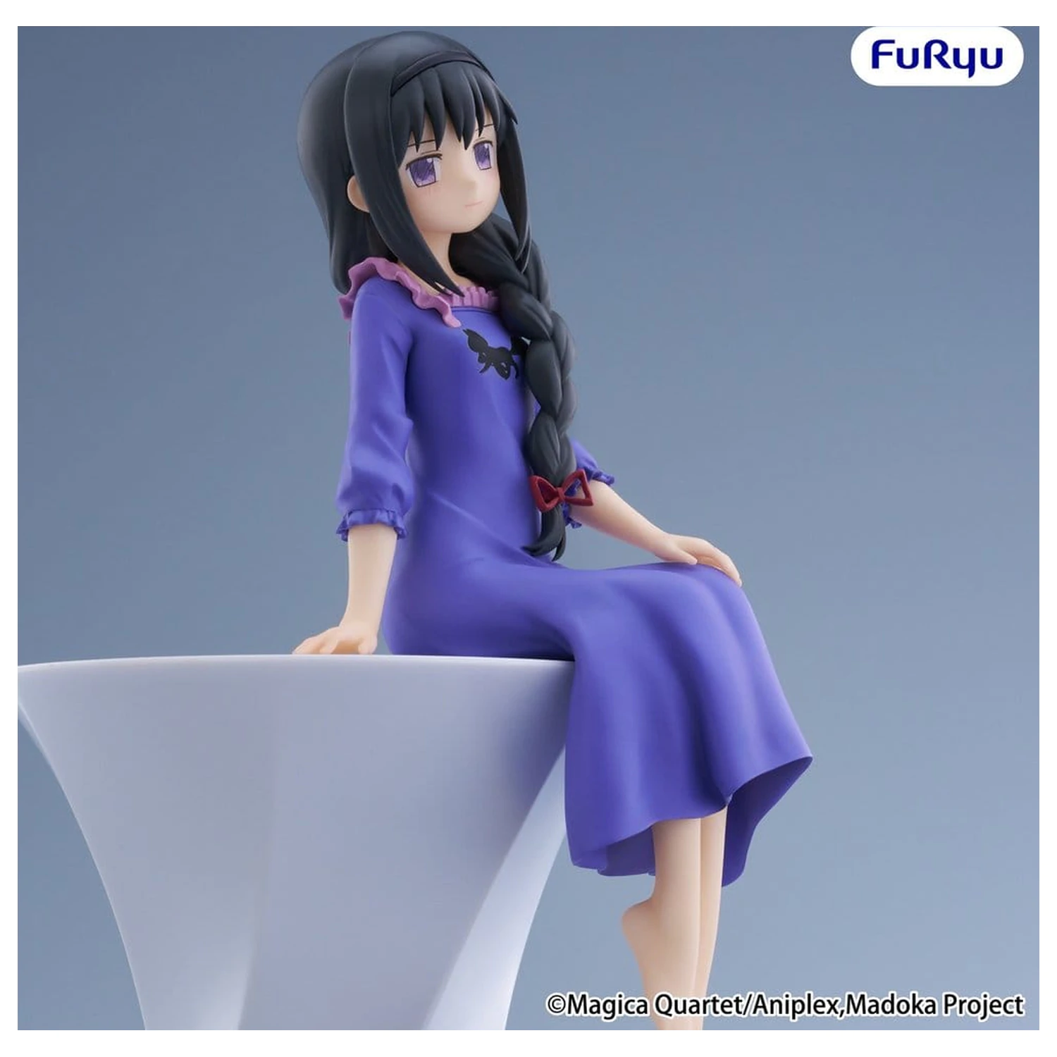 Puella Magi Madoka Magica PVC Figure Noodle Stopper -Homura Akemi- 15 cm product photo