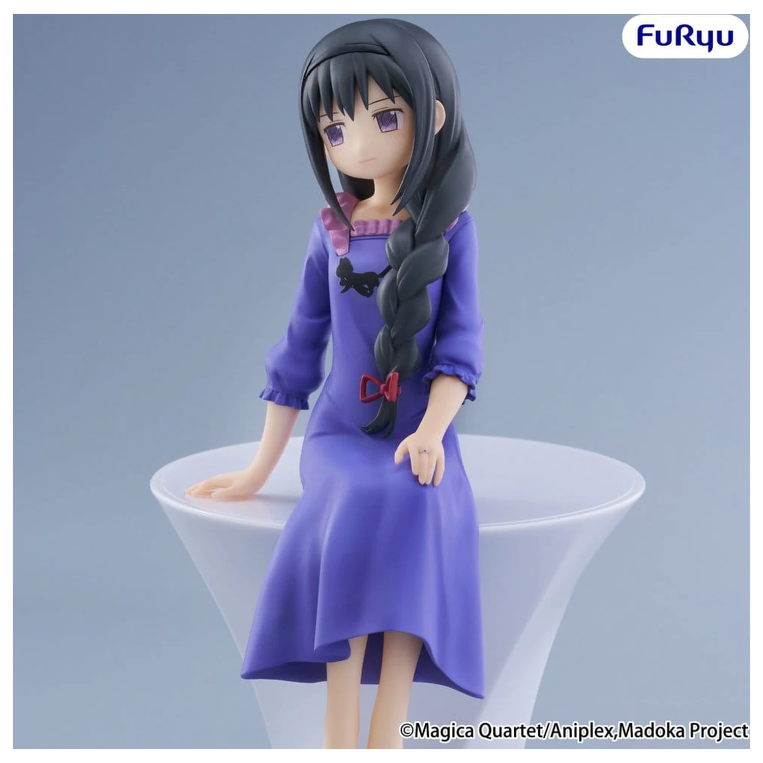 Puella Magi Madoka Magica PVC Figure Noodle Stopper -Homura Akemi- 15 cm product photo