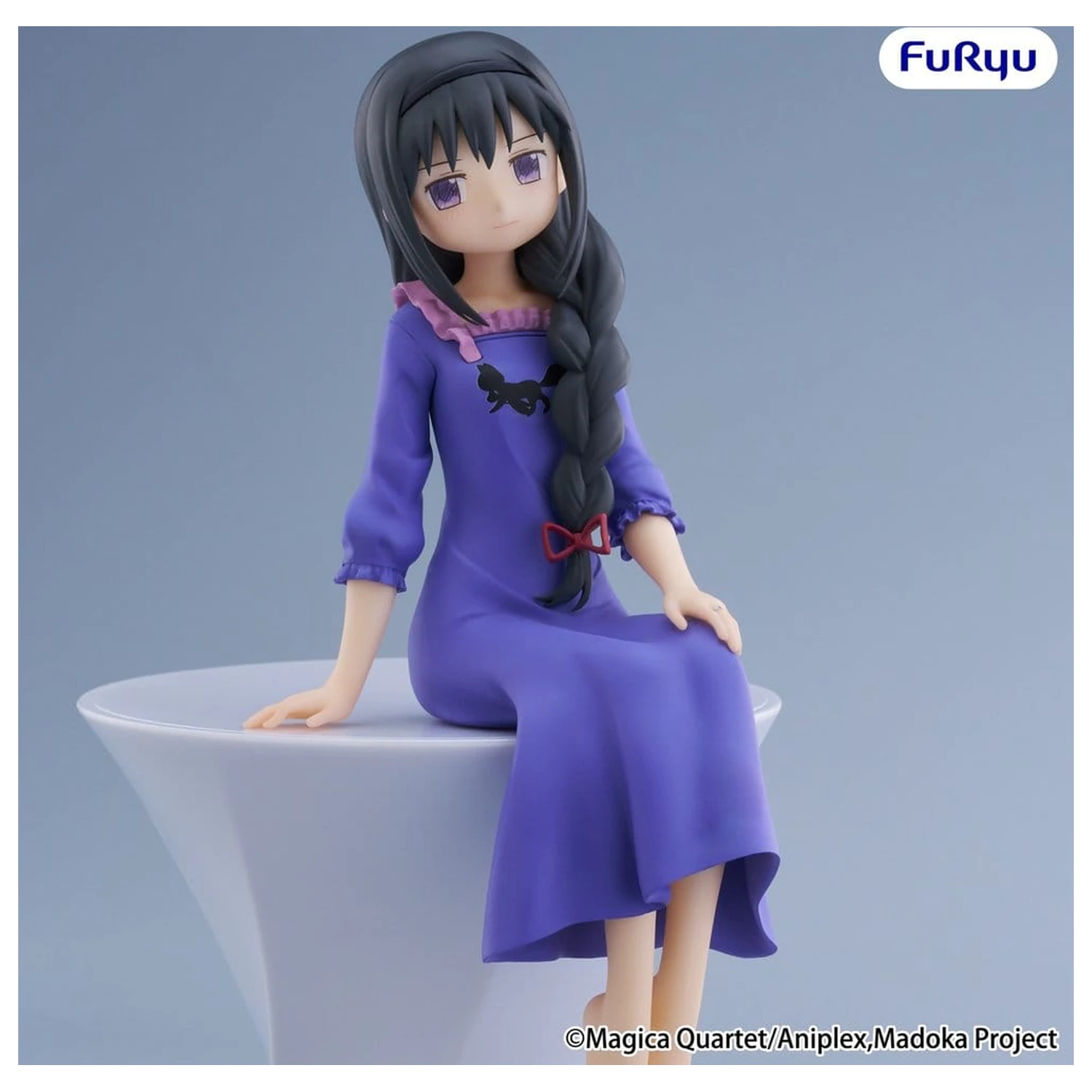 Puella Magi Madoka Magica PVC Figure Noodle Stopper -Homura Akemi- 15 cm product photo
