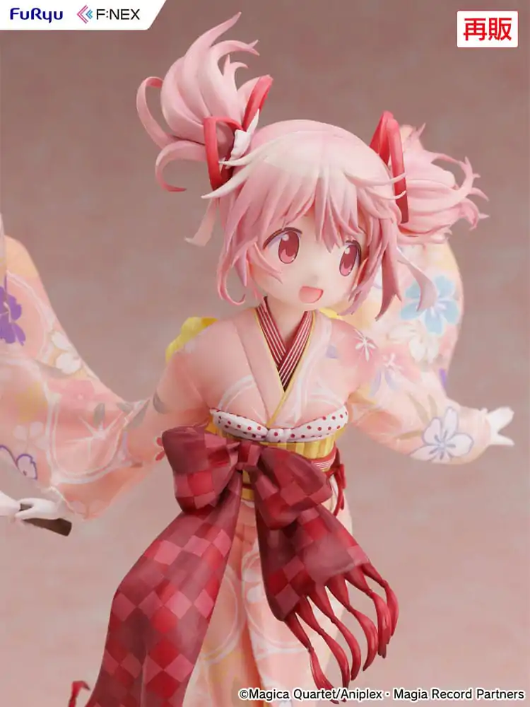 Puella Magi Madoka Magica Side Story Magia Record PVC Statue 1/7 Madoka Kaname Kimono Ver. 22 cm product photo