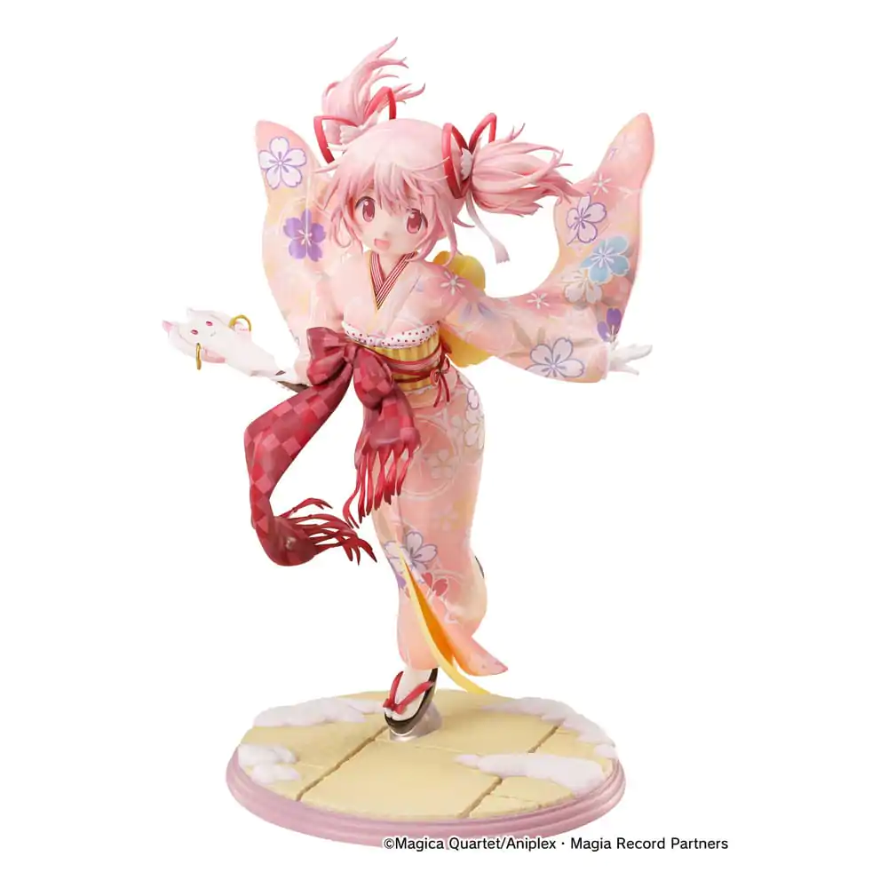 Puella Magi Madoka Magica Side Story Magia Record PVC Statue 1/7 Madoka Kaname Kimono Ver. 22 cm product photo