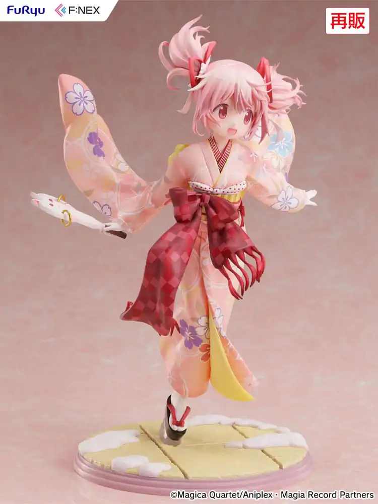Puella Magi Madoka Magica Side Story Magia Record PVC Statue 1/7 Madoka Kaname Kimono Ver. 22 cm product photo