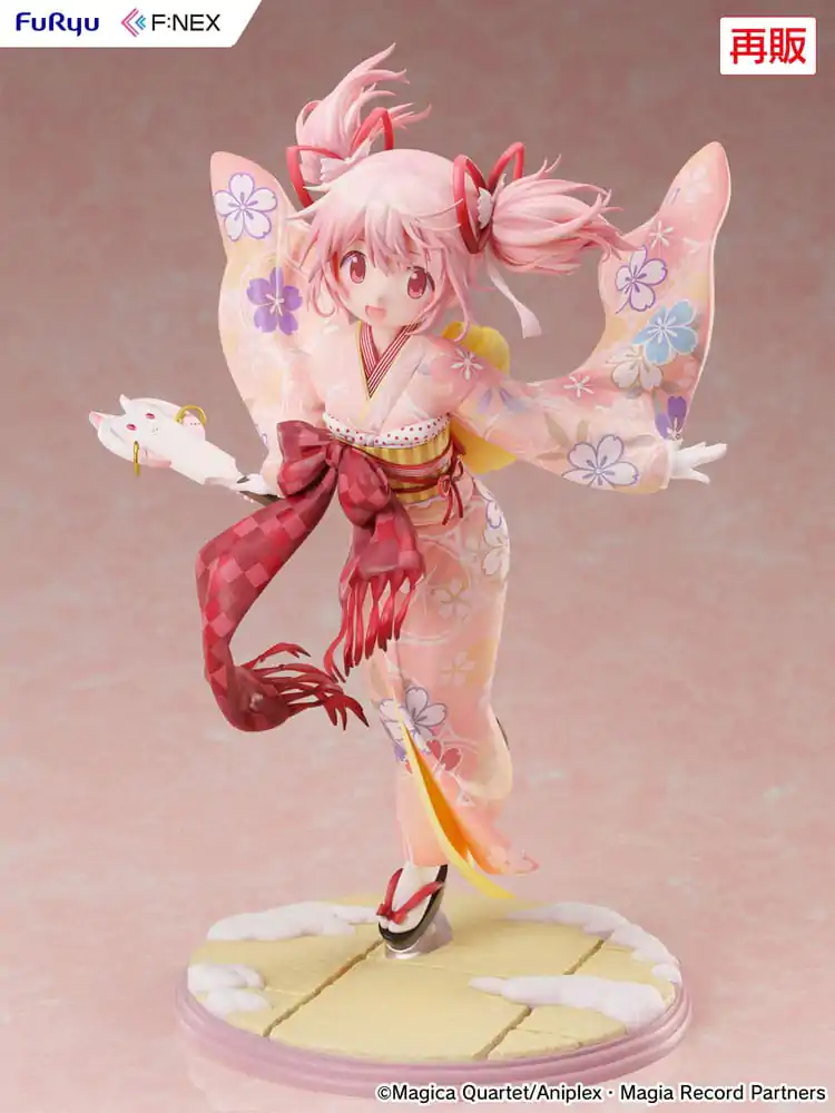 Puella Magi Madoka Magica Side Story Magia Record PVC Statue 1/7 Madoka Kaname Kimono Ver. 22 cm product photo