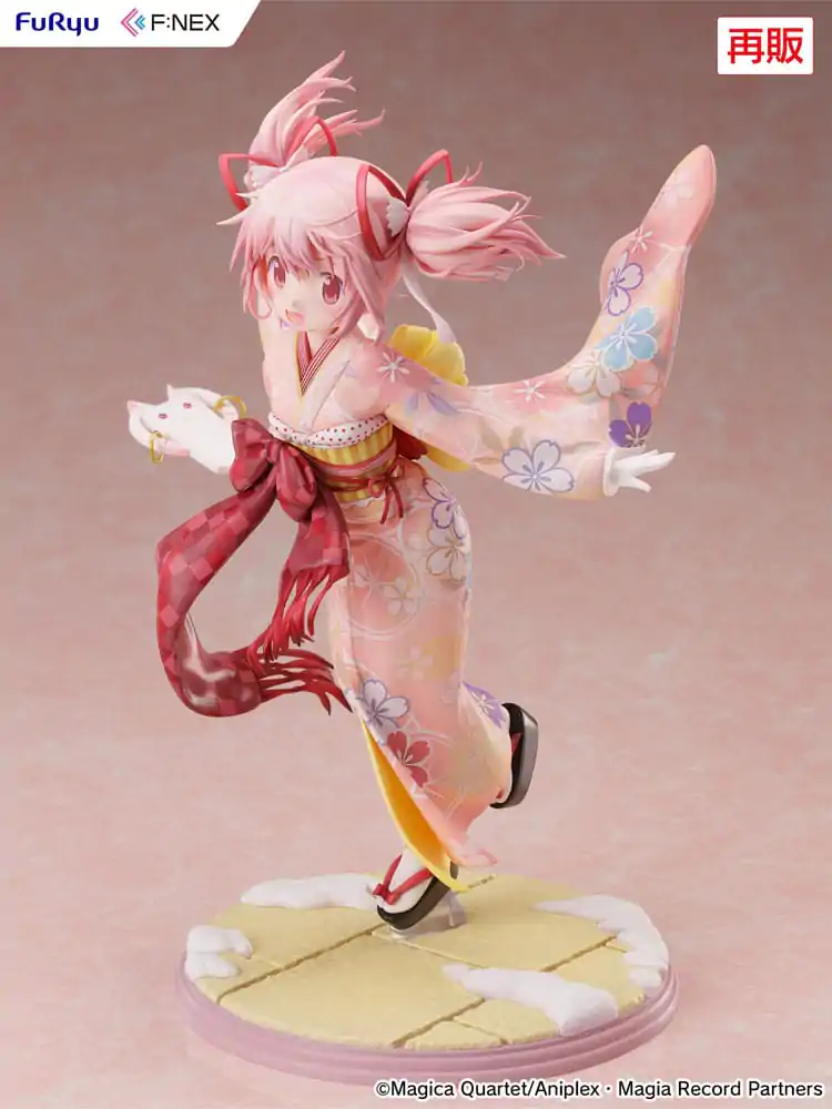 Puella Magi Madoka Magica Side Story Magia Record PVC Statue 1/7 Madoka Kaname Kimono Ver. 22 cm product photo