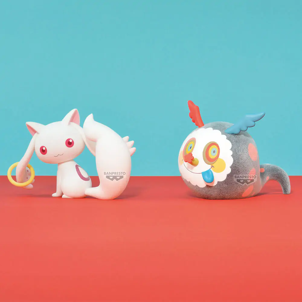 Puella Magi Madoka Magica The Movie Rebellion Kyubey Fluffy Puffy figure 12 cm product photo