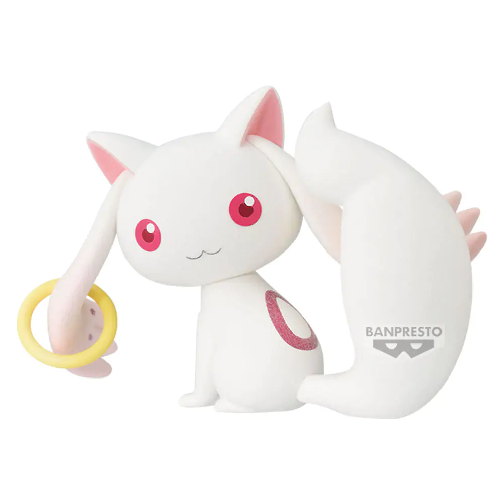 Puella Magi Madoka Magica The Movie Rebellion Kyubey Fluffy Puffy figure 12 cm product photo