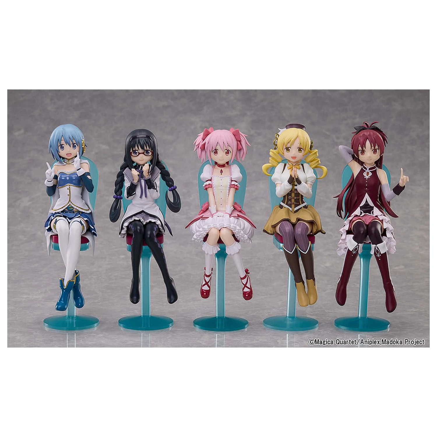 Puella Magi Madoka Magica The Movie: Rebellion PVC Statue Tea Party Cake Song Ver. Set 18 cm     product photo