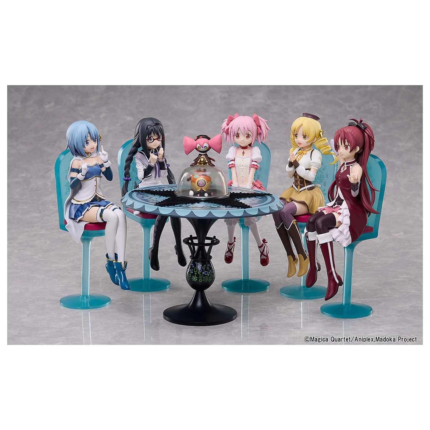 Puella Magi Madoka Magica The Movie: Rebellion PVC Statue Tea Party Cake Song Ver. Set 18 cm     product photo