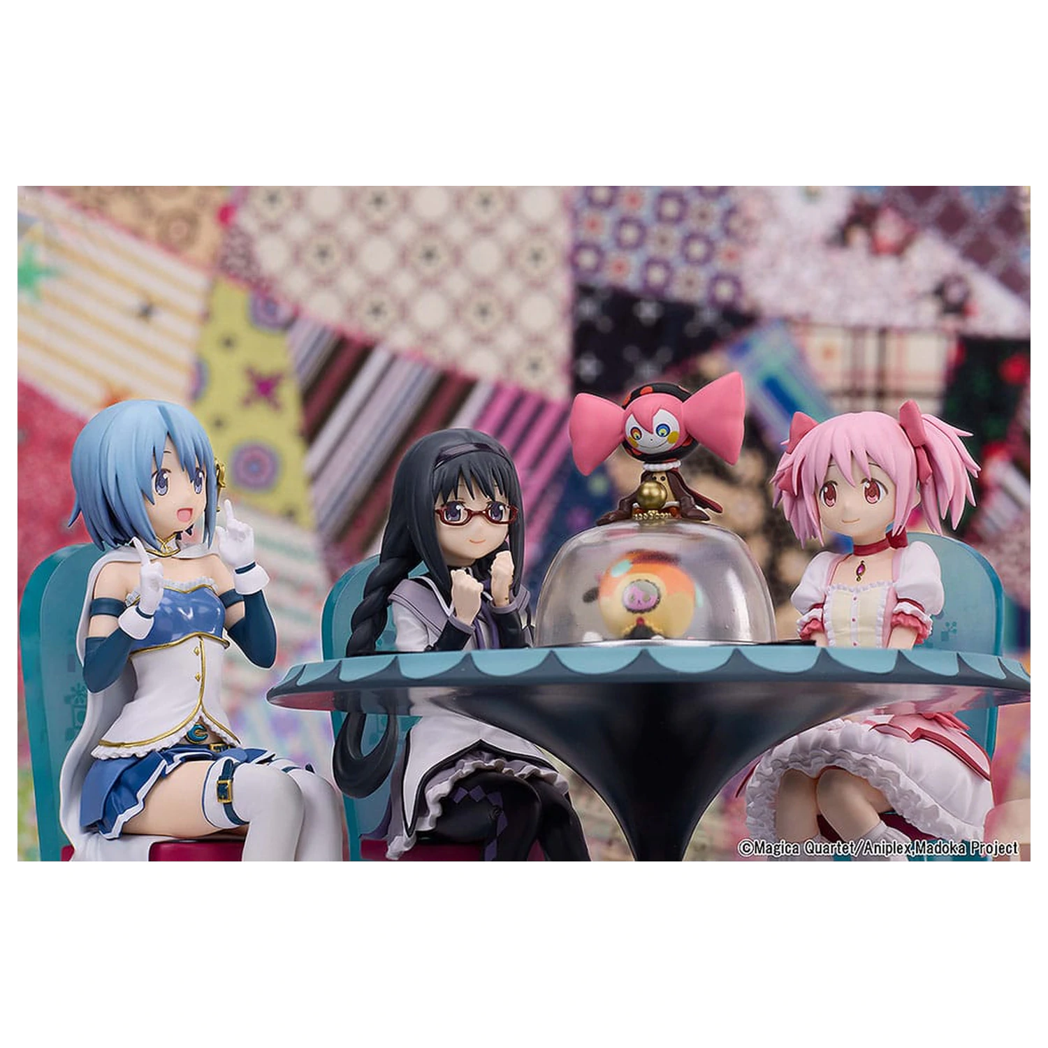 Puella Magi Madoka Magica The Movie: Rebellion PVC Statue Tea Party Cake Song Ver. Set 18 cm     product photo