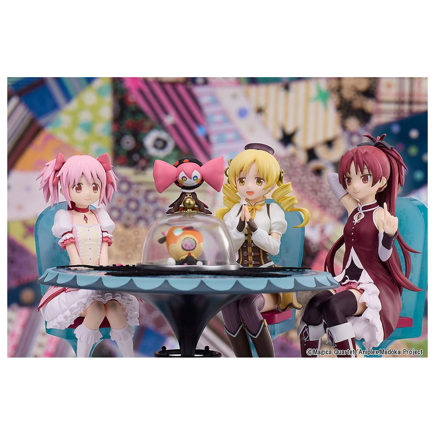 Puella Magi Madoka Magica The Movie: Rebellion PVC Statue Tea Party Cake Song Ver. Set 18 cm     product photo