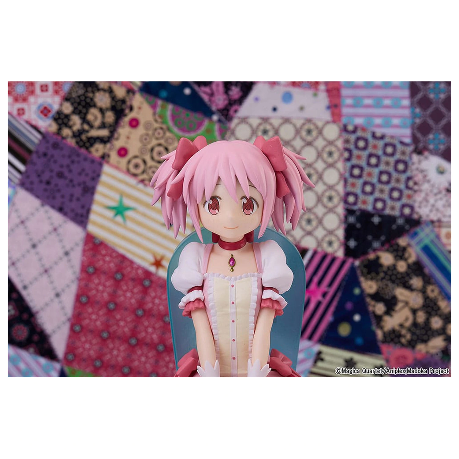 Puella Magi Madoka Magica The Movie: Rebellion PVC Statue Madoka Kaname Tea Party Cake Song Ver. 18 cm      product photo