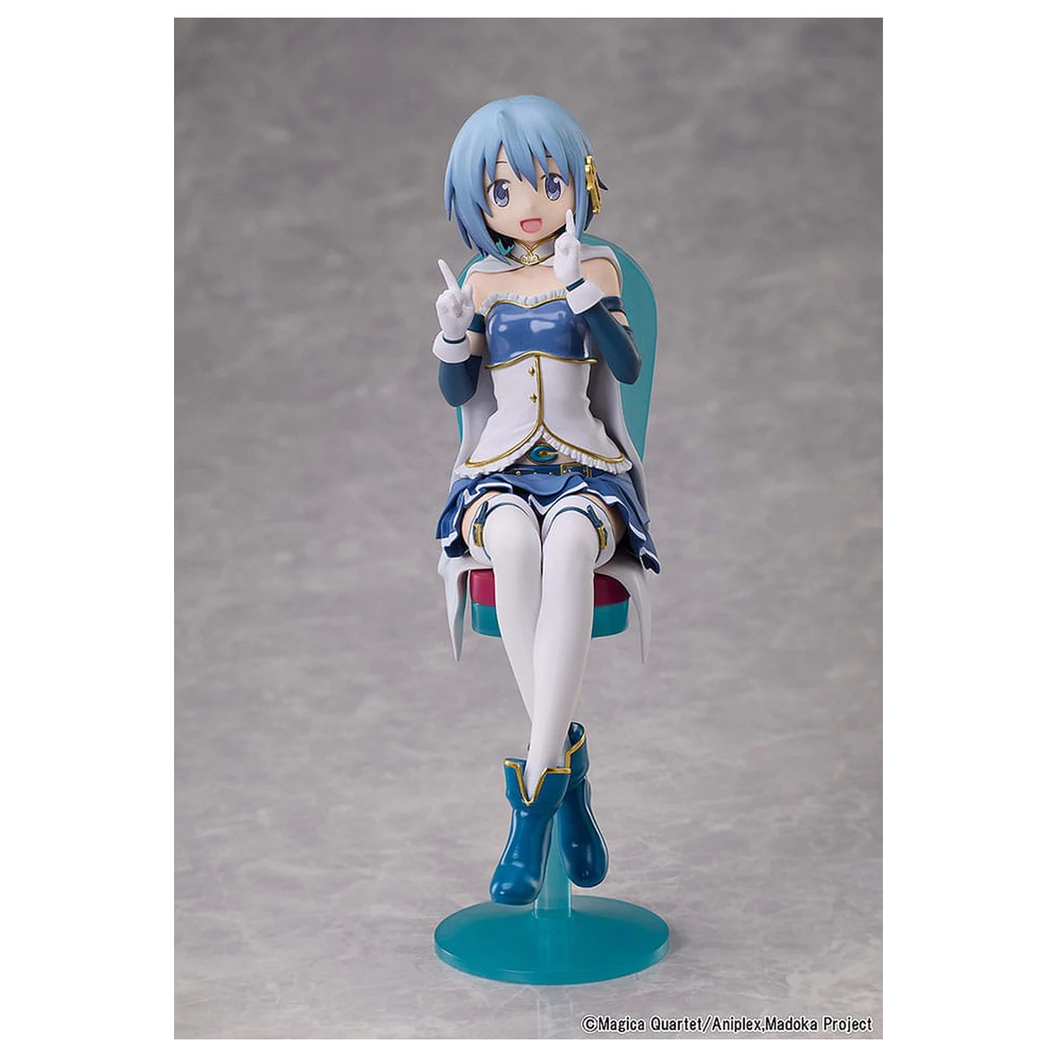 Puella Magi Madoka Magica The Movie: Rebellion PVC Statue Sayaka Miki Tea Party Cake Song Ver. 18 cm      product photo