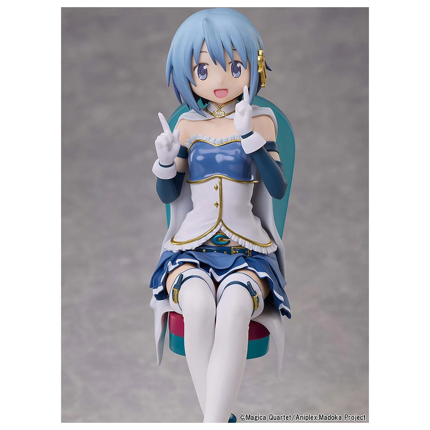 Puella Magi Madoka Magica The Movie: Rebellion PVC Statue Sayaka Miki Tea Party Cake Song Ver. 18 cm      product photo