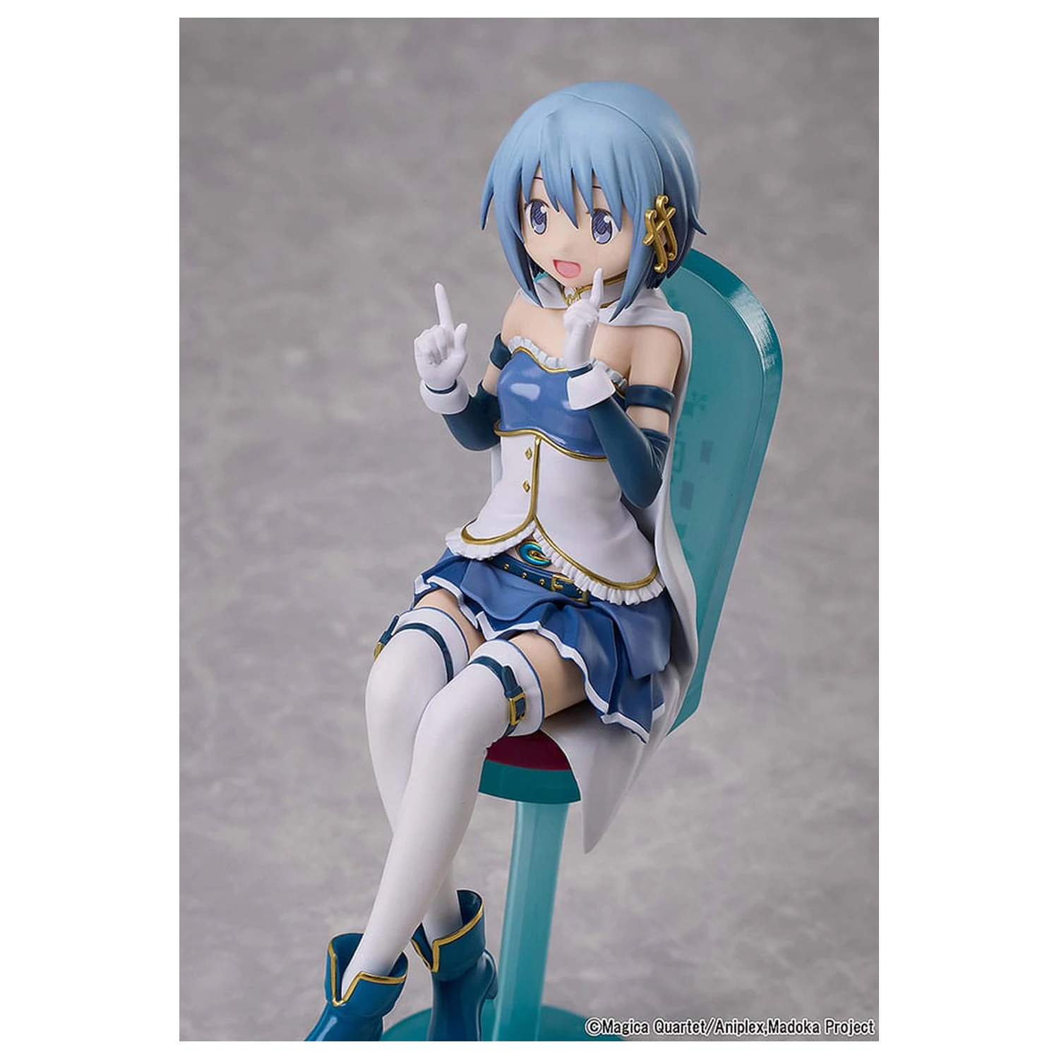 Puella Magi Madoka Magica The Movie: Rebellion PVC Statue Sayaka Miki Tea Party Cake Song Ver. 18 cm      product photo