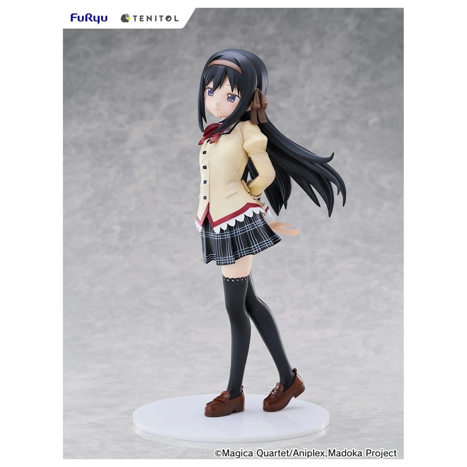Puella Magi Madoka Magica the Movie -Walpurgisnacht: Rising- Tenitol Tall PVC Figure Homura Akemi 30 cm product photo