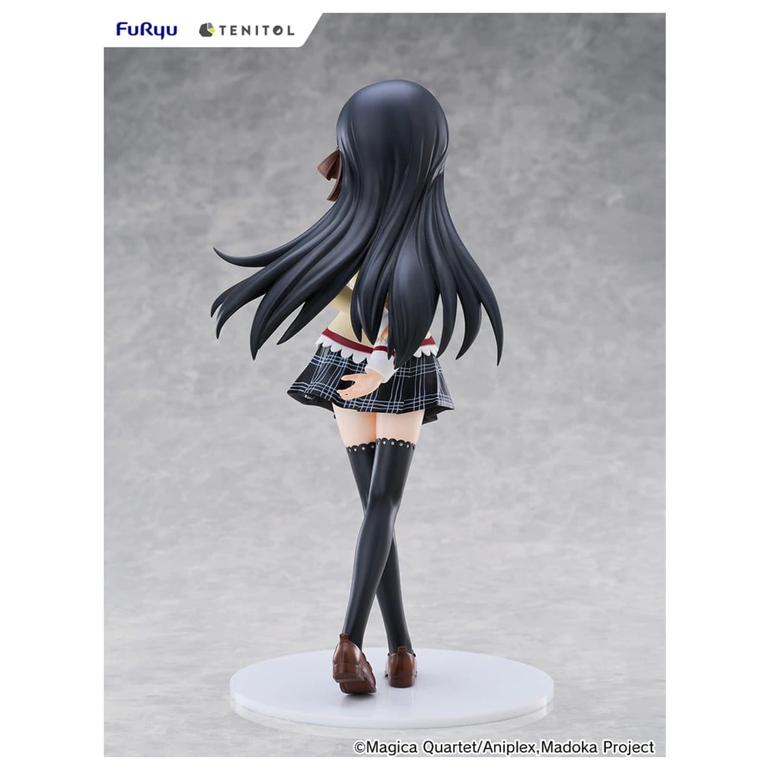 Puella Magi Madoka Magica the Movie -Walpurgisnacht: Rising- Tenitol Tall PVC Figure Homura Akemi 30 cm product photo