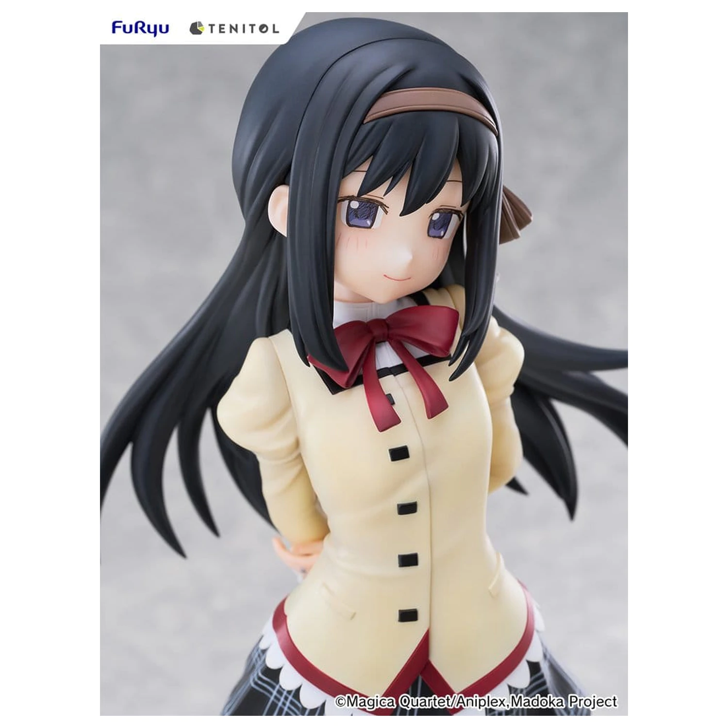 Puella Magi Madoka Magica the Movie -Walpurgisnacht: Rising- Tenitol Tall PVC Figure Homura Akemi 30 cm product photo